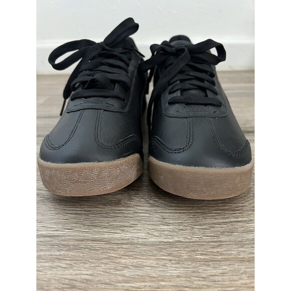 Puma Roma Classic Black Gum Leather Low Mens Shoes Sneakers Size 11.5 US 10.5 UK - Picture 4 of 9
